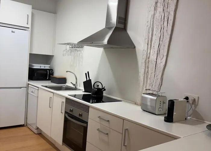 Minimalista En El Corazon De Appartamento Bilbao